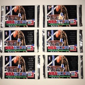 NBA Hoops 1992-1993 Series 2 - lot of 3 unopened packs